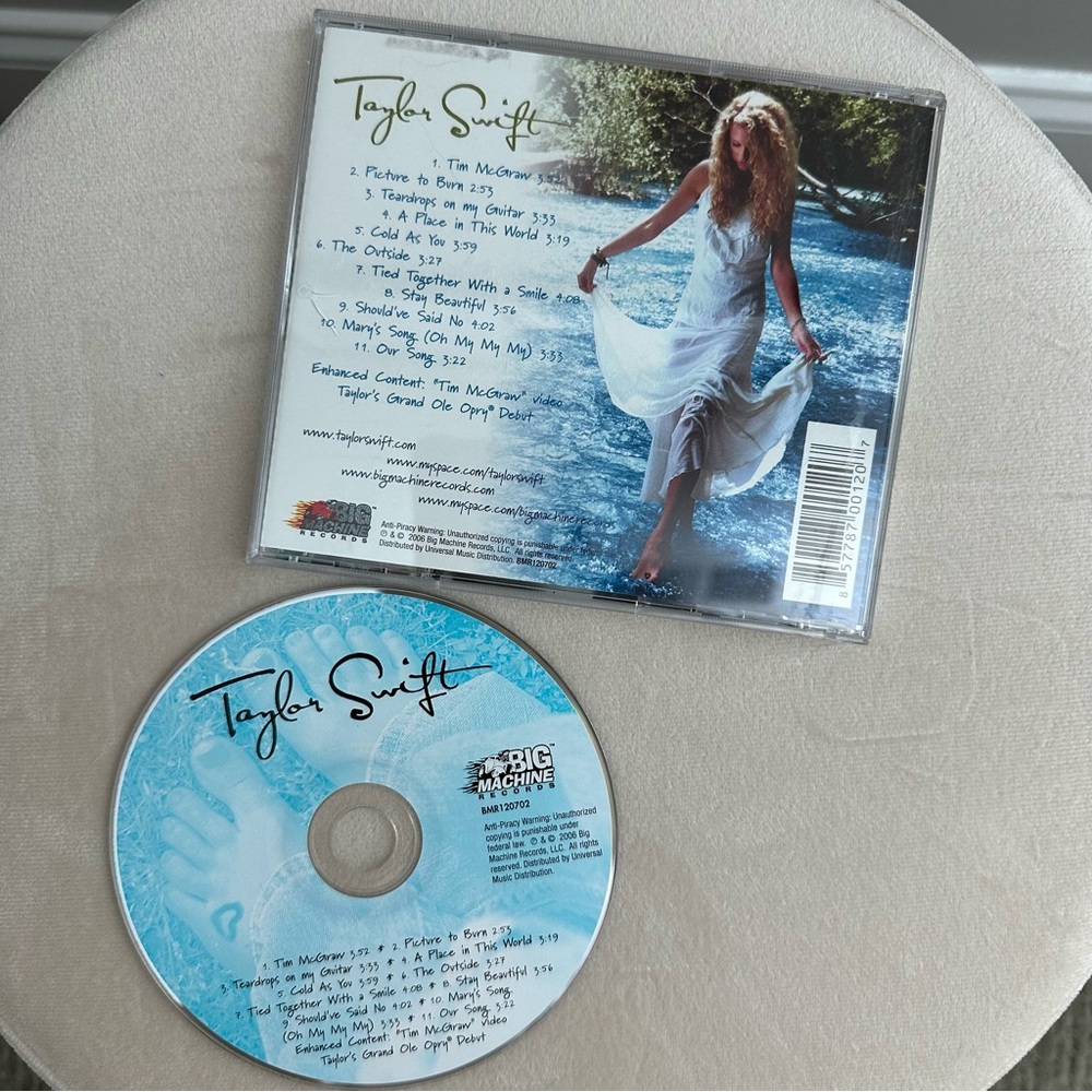 Taylor Swift 2006 Big Machine Records CD Album with Case - Picture 3 of 4